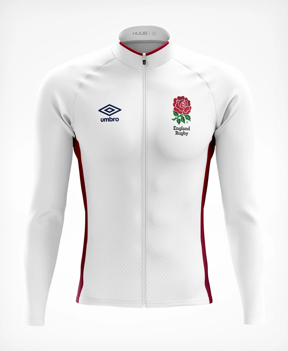 England Rugby Long Sleeve Jersey White/Red - Womens 3 England Rugby Long Sleeve Jersey White/Red - Womens