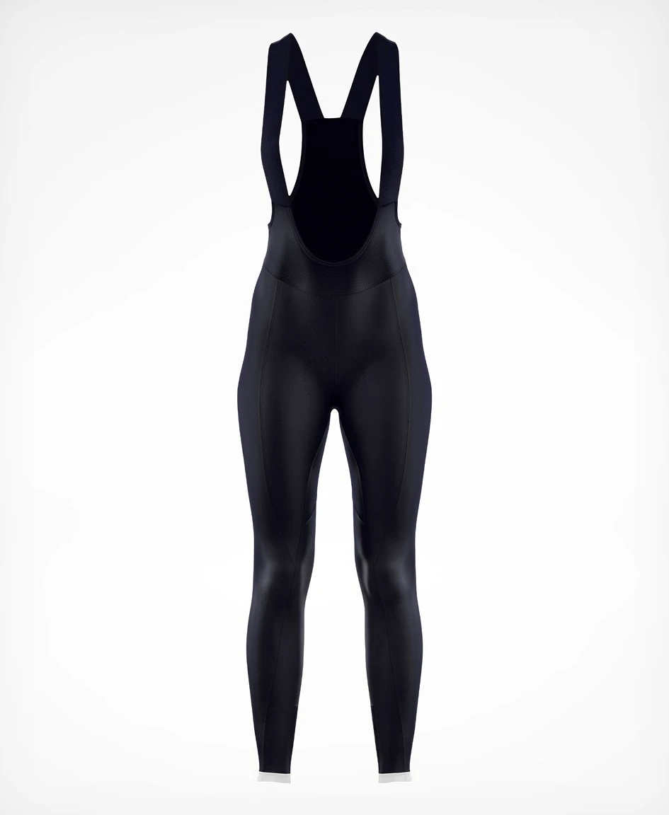 La Fleur Thermal Bib Tights Navy - Women's 3 La Fleur Thermal Bib Tights Navy - Women's