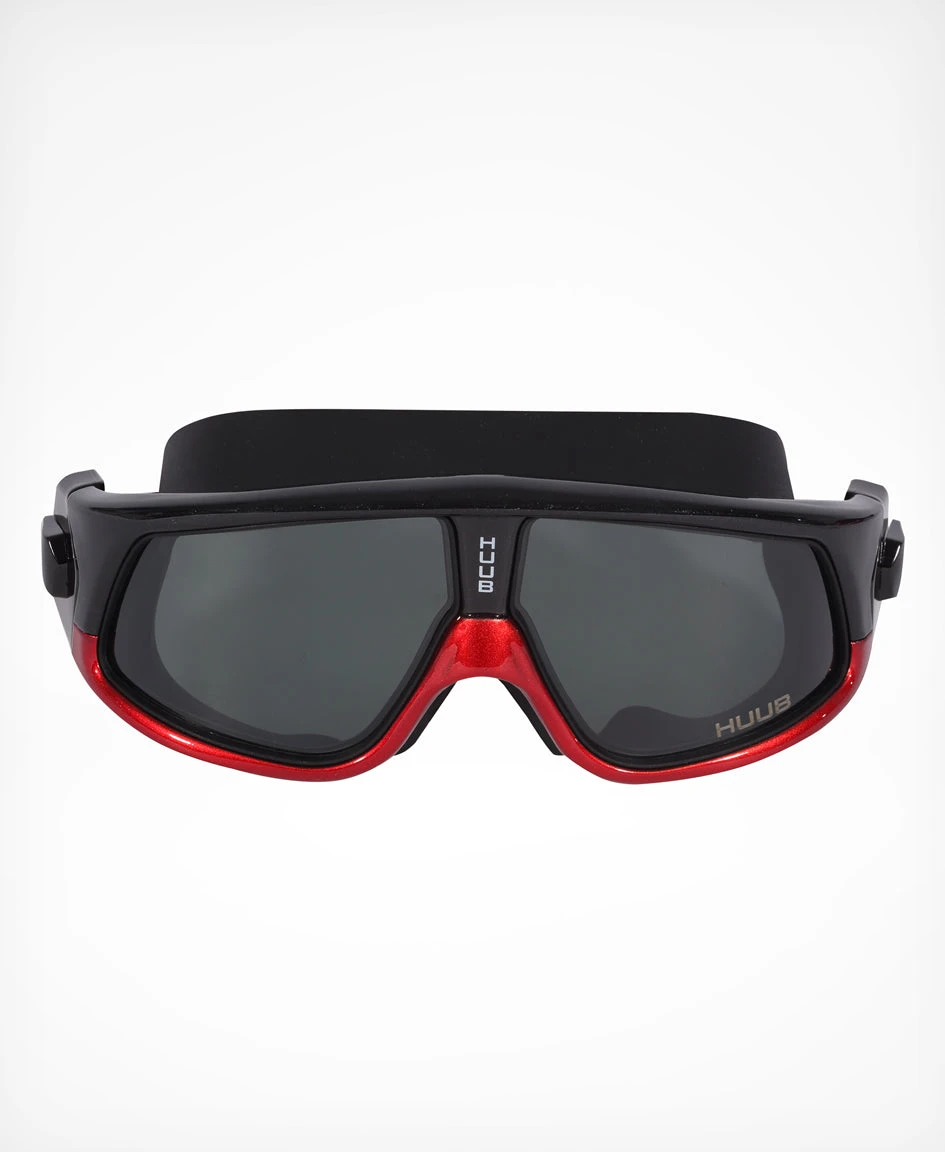 Ryft Open Water Swim Mask Black / Red - Dark Smoke Lens 3 Ryft Open Water Swim Mask Black / Red - Dark Smoke Lens