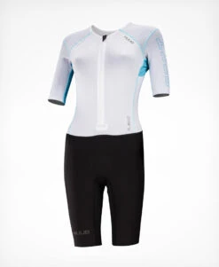 Anemoi 2 | SUB22 Aero Tri Suit White/Aqua - Women's 14 Anemoi 2 | SUB22 Aero Tri Suit White/Aqua - Women's -Athlete Outfit ANEMOI2 Womens WhiteAqua F45 S