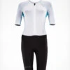 Anemoi 2 | SUB22 Aero Tri Suit White/Aqua - Women's -Athlete Outfit ANEMOI2 Womens WhiteAqua F S