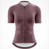 Axena Short Sleeve Jersey Mauve - Women's 1 Axena Short Sleeve Jersey Mauve - Women's -Athlete Outfit Axena ProductImagery ProSSJ Mauve F S