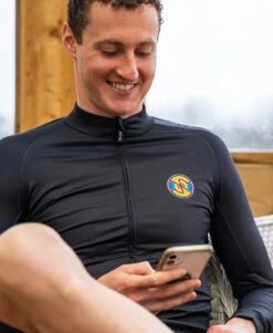 Captain Scarlet - Long Sleeve Thermal Jersey - Men's 7 Captain Scarlet - Long Sleeve Thermal Jersey - Men's -Athlete Outfit Captain Scarlet Lifestyle Imagery 3