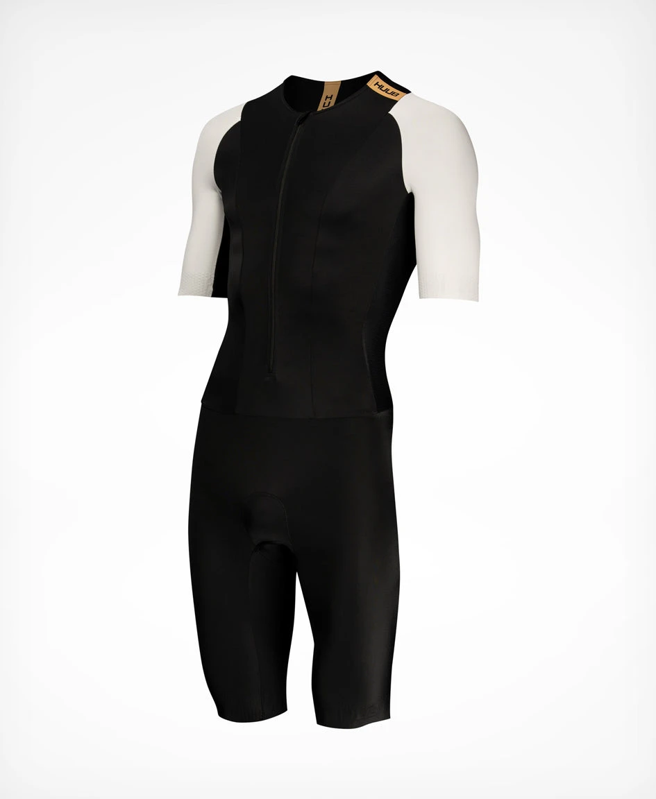 TC Performance Tri Suit Black/White - Men's 5 TC Performance Tri Suit Black/White - Men's - Image 3