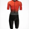TC Performance Tri Suit Black/Red - Men's -Athlete Outfit Collective Tri Suit Mens Red Front