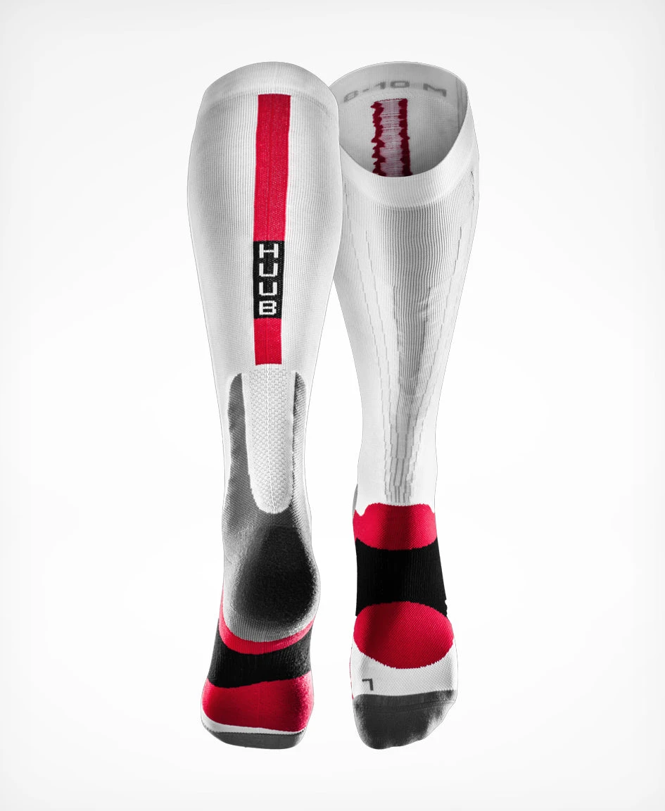 Compression Race Sock - White 4 Compression Race Sock - White - Image 2