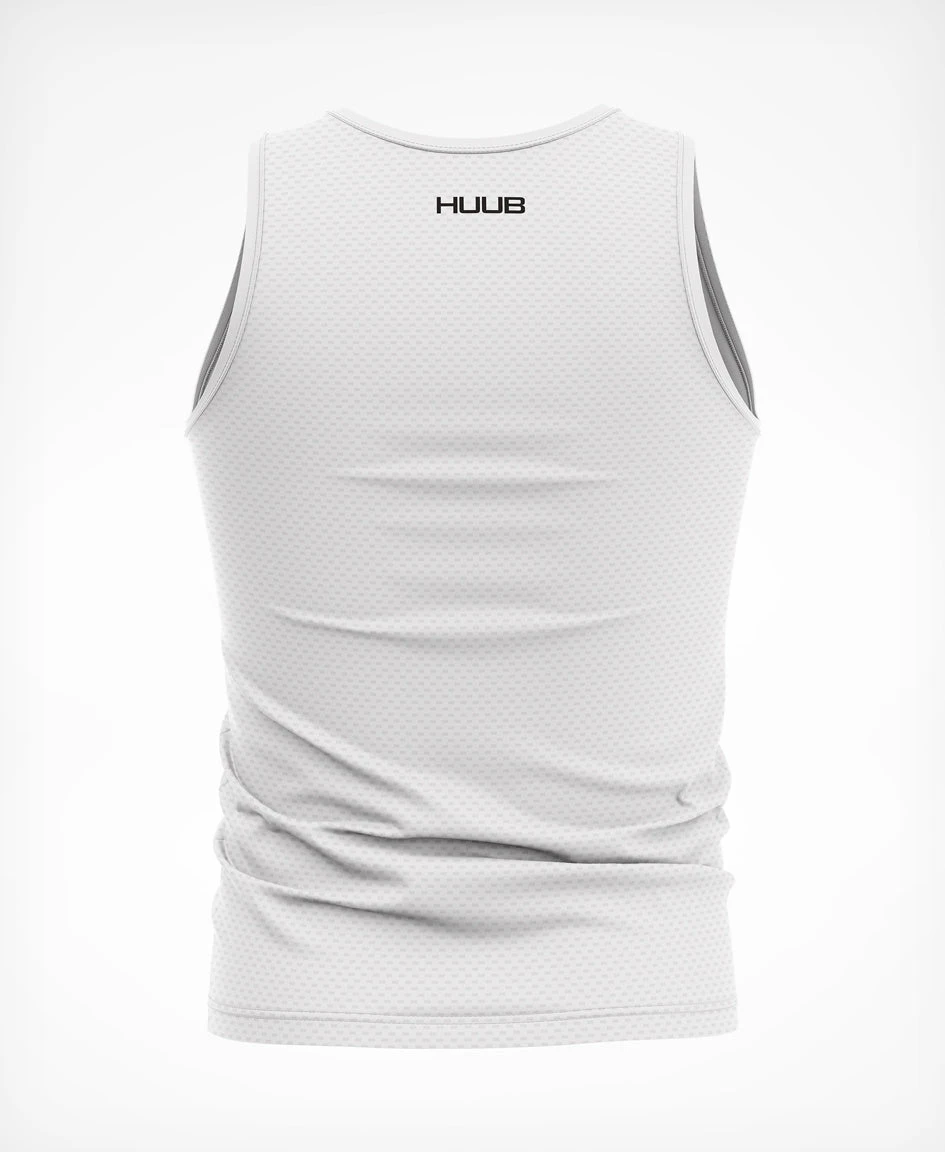 Essential Sleeveless Tech Baselayer - White 4 Essential Sleeveless Tech Baselayer - White - Image 2
