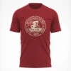 Fellowship Of Speed T-Shirt - Red Earth -Athlete Outfit HUUB FOS T Shirt Earth Red Front Studio Background