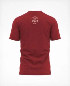 Athlete Outfit -Athlete Outfit HUUB FOS T Shirt Earth Red Rear Studio Background