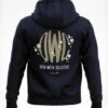 Open Water Collective Hoodie - French Navy -Athlete Outfit HUUB OWC Hoodie Navy Rear Studio Background