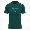 Open Water Collective T-Shirt - Glazed Green -Athlete Outfit HUUB OWC T Shirt Green Front Studio Background