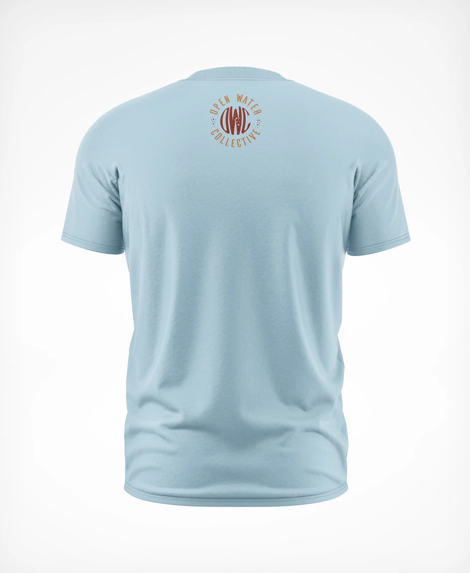 Open Water Collective T-Shirt - Sky Blue 4 Open Water Collective T-Shirt - Sky Blue - Image 2