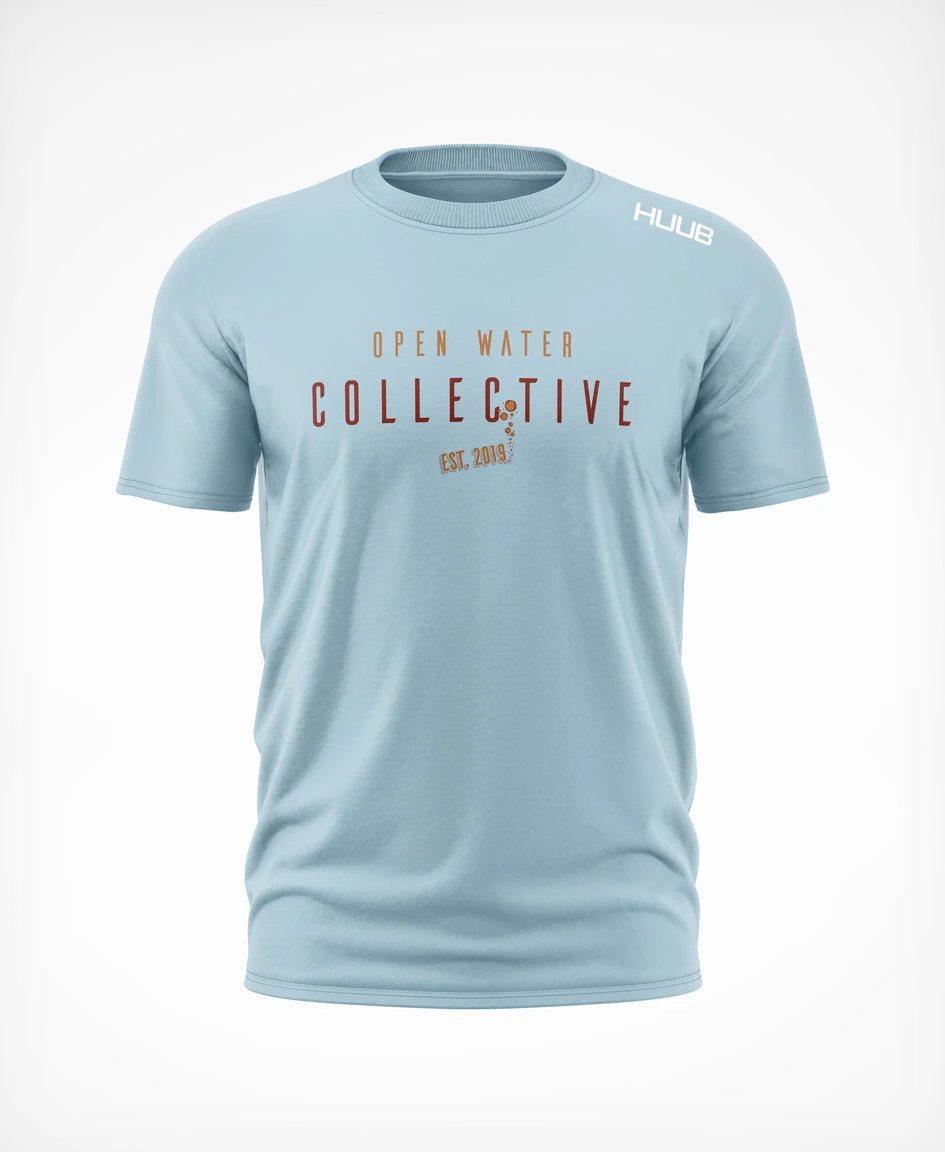 Open Water Collective T-Shirt - Sky Blue 3 Open Water Collective T-Shirt - Sky Blue