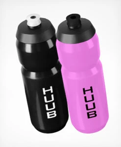 Water Bottle 750ml 11 Water Bottle 750ml -Athlete Outfit HUUB Pink Water Bottle Product Imagery Duo F45