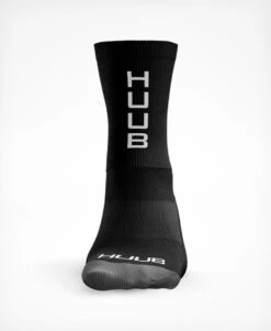 HUUB Cycling Sock - Black -Athlete Outfit HUUB Cycle Sock Black Front e92d35f3 5df3 4624 912e a4f5b58edbbb