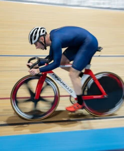 JK9 - Aero Track Speed Suit - Midnight Blue -Athlete Outfit JK9 AeroTrackSpeedSuit LifestyleImagery04