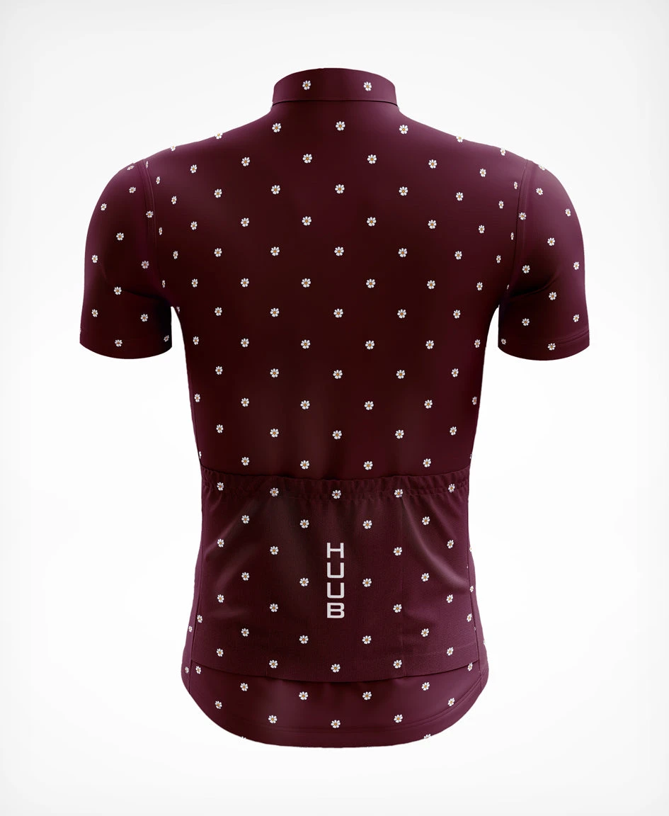 La Fleur Short Sleeve Jersey Grape Flowers - Women's 4 La Fleur Short Sleeve Jersey Grape Flowers - Women's - Image 2