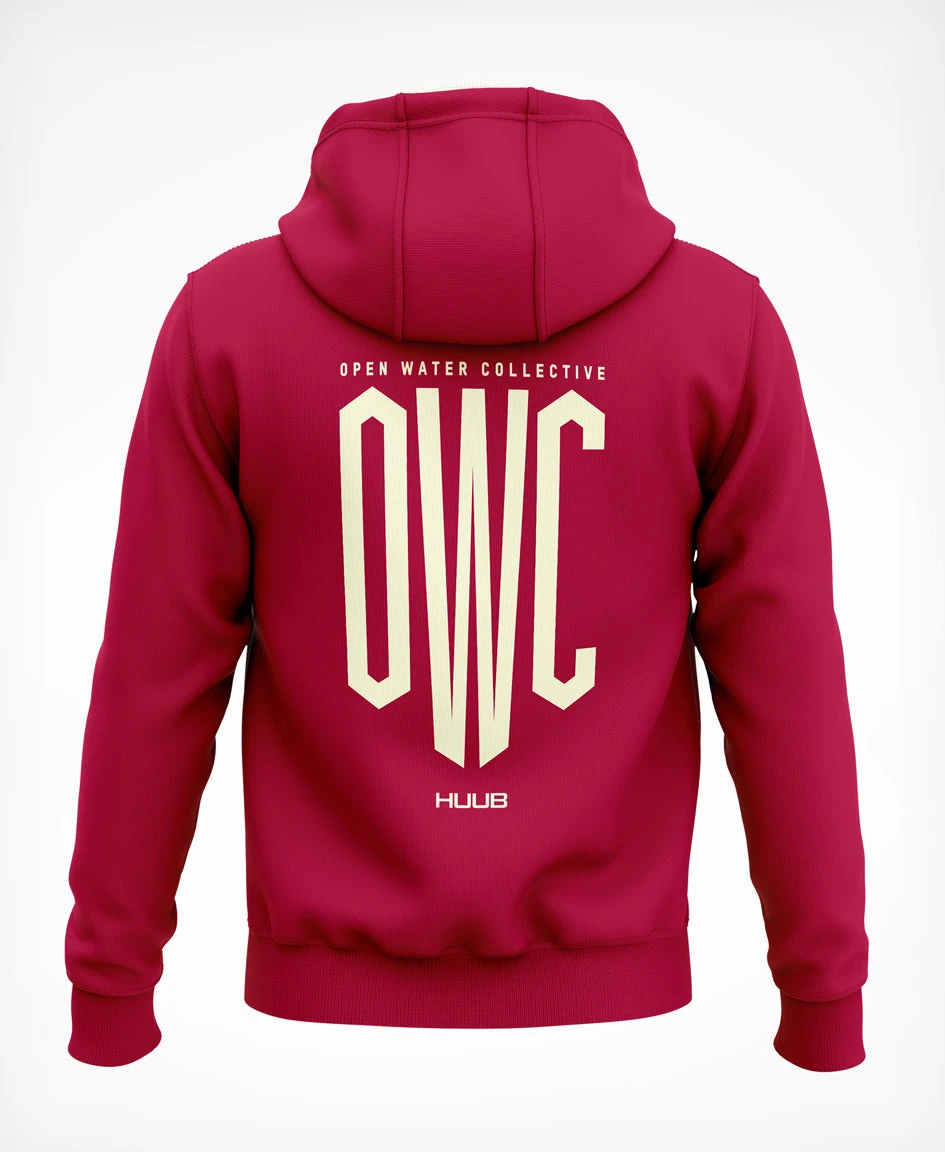 Open Water Collective Hoodie - Cranberry 4 Open Water Collective Hoodie - Cranberry - Image 2