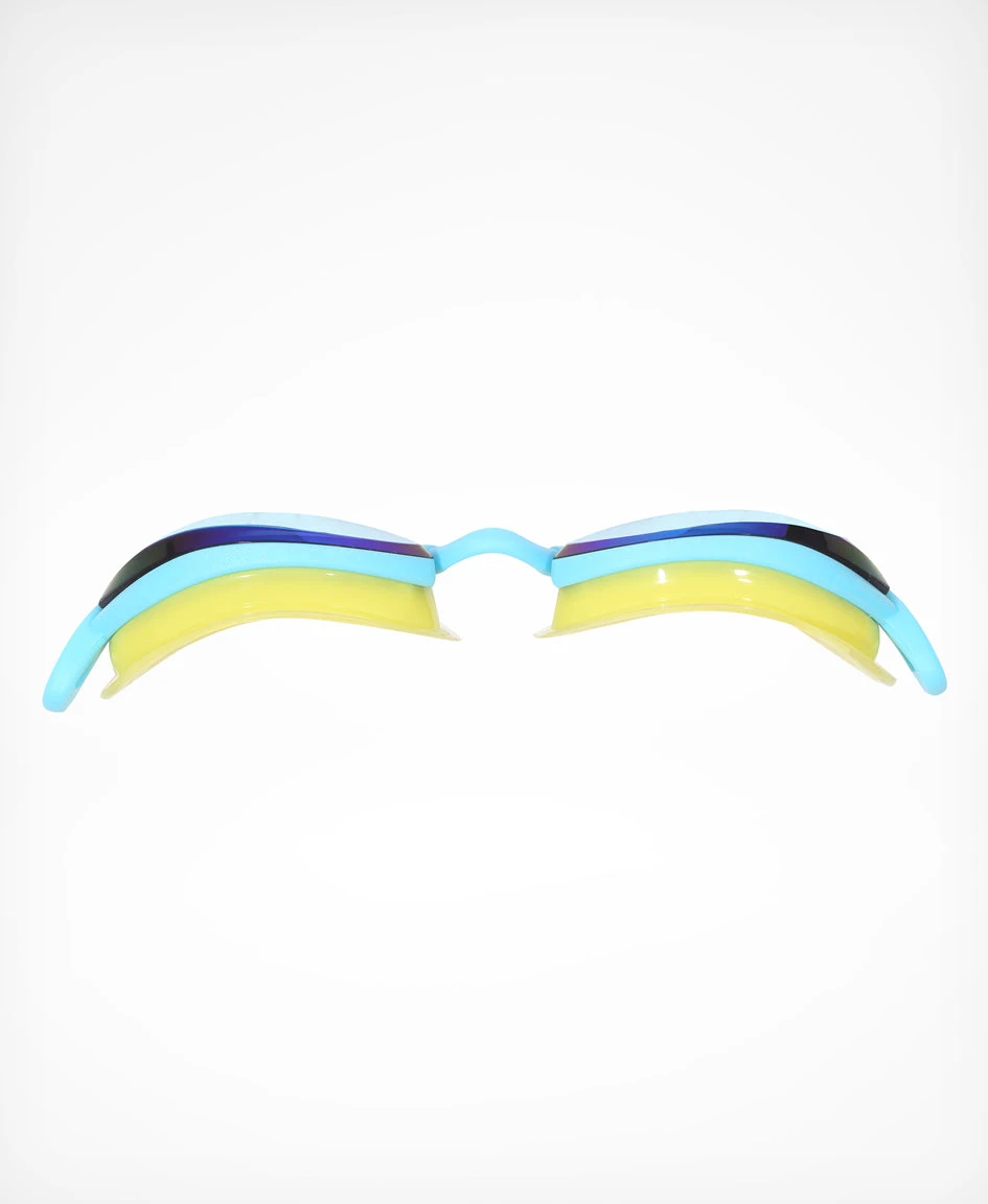 Pinnacle Air Seal Swim Goggle - Aqua/Fluo Yellow 5 Pinnacle Air Seal Swim Goggle - Aqua/Fluo Yellow - Image 3