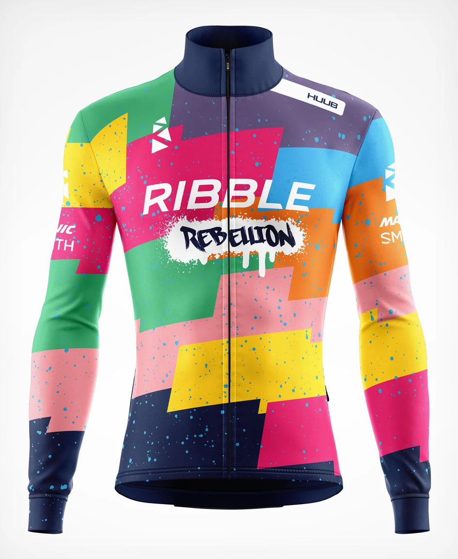 Ribble Rebellion Long Sleeve Thermal Jersey - Men's 3 Ribble Rebellion Long Sleeve Thermal Jersey - Men's