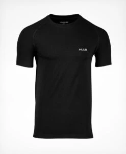 Seamless Short Sleeve Top Black - Men's