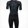 Strada Aero Road Speed Suit -Athlete Outfit Strada Road Aero Speed Suit Ribbed Sleeve Front Studio