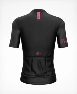 GT-Rosa Jersey Dark Grey/Pink - Men's -Athlete Outfit Tour Product Imagery SSJ Rosa R S