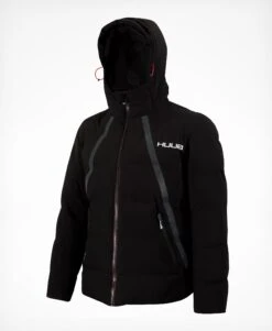 Winter Puffer Jacket- Men's -Athlete Outfit Winter Jacket Product Imagery HoodUp 45 Studio