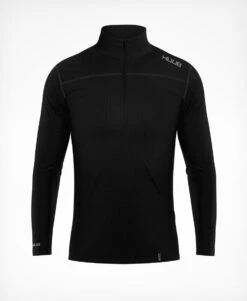 Merino Long Sleeve Half Zip Top